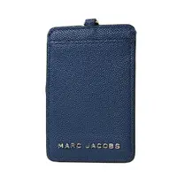 在飛比找PChome24h購物優惠-MARC JACOBS 魚子醬皮革識別證掛帶票卡夾-蔚藍
