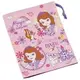 小禮堂 迪士尼 蘇菲亞公主 日製 束口袋 牙刷杯袋 收納袋 縮口袋 棉質 (紫 花朵)