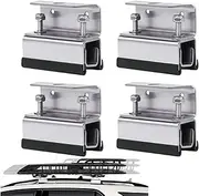 Solar Panel Mounting Brackets,4X Photovoltaic Mounts - Stainless Steel Heavy Duty Photovoltaic Rack for Boat RV Roof Camping