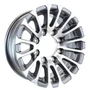 eCustomrim Alumiinum Trailer Wheel 16X7 16 Inch Avalanche 8 Lug On 6.5" Rim