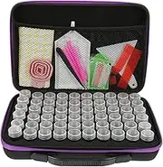 HEALSOPTHY 1 Set DIY Diamond Art Tools Kit Storage Pouch for Diamond Drawing Accessories for Crafts Easy Organization for Embroidery and DIY Projects
