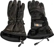 California Heat Black Gauntlet Gloves Sm