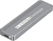 Daiilg M.2 NVMe HDD Enclosure Multi-Functional USB3.2 Hard Drive Box USB3.2 GEN2x2 20Gbps High Speed Transfer HDD Enclosure