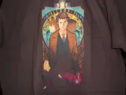 TeeFury Doctor Who XLarge "Allons-y" David Tennant Tribute MeganLara BROWN