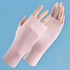 1 Pair Sunscreen Gloves Missing Finger Design Sun-block Nail Art Gel Uv Led Lamp