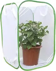 Professional Butterfly Habitat Insect Cage 15.7 x 15.7 x 23.6 inch Caterpillar Enclosure Pop-up Polyester Bottom for Easier Clean