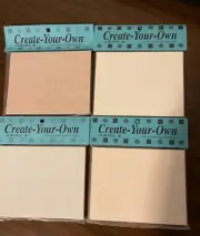 136Pcs Create-Your-Own Background Paper, Cards/Envelopes, Scored Cards Acid Free