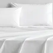 Sheridan Bretton Sheet Set in White Cotton