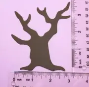 10 BARE TREE cardstock paper die cut embellishments