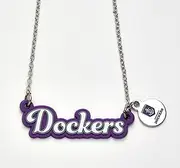 AFL Fremantle Freo Script Necklace