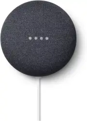 Google Home Nest Mini 2nd Generation Smart Speaker (Charcoal)
