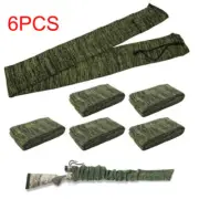 6Pcs 54" Silicone Treated Gun Sock Rifle Shotgun Storage Covers Bags Gun Sleeves