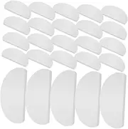 PAMINGONO 50pcs Transparent Haircut Eye Cover Hair Salon Haircut Face Face Haircut Supplies Salon Supplies Hairdressing Facial Shield Facial Shield for Haircut