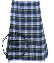 Dress Gordon Tartan 8 Yard Kilt - Scottish tartan Highlander Kilts For Men's