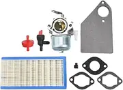 1set Carburetor Oil F Stop Valve Gaskets Kit Fit for Lawn Mower Tractor 10 Fit for HP Engine 694526 690118 Garden Power Tools