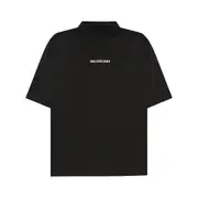 [Balenciaga] Balenciaga Logo-embroidered T-shirt III NUMERIC BLACK