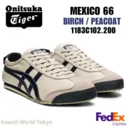 Onitsuka Tiger MEXICO 66 BIRCH/PEACOAT 1183C102 200 UNISEX NEW!! Japan F/S