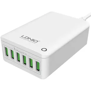 LDNIO手機充電器3多孔6/8位USB充電頭7a8a10a2a1a移動電源2600mah