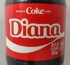 Share A Coke With Diana 2025 Personalized Gift Limited Edition Coca Cola Bottle