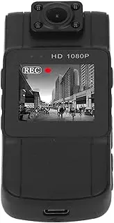 2K HD Body Worn Camera with 180° Rotating Lens, Portable Video Recorder with TFT Color Screen, Handheld Camera with Back for Outdoor Sports, Travel, Law Enforcement (32G)