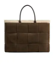 Large Arco Tote One size Kaki/teddy/fondant