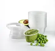 Mummy Cooks, 20 6 Month Plus Weaning Portion Pots for Freezing Baby Food, Reusable, no BPA