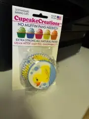 Cupcake Creations Duckling No Muffin Pan Required 32 Baking Cups New!!!