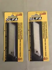 2-PACKS OLFA LB-6BW SPARE BLADES NEW