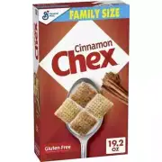 Cinnamon Chex Cereal, Gluten Free Breakfast Cereal, Made with Whole Grain, Famil