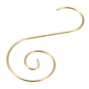 30Pcs Christmas Ornament Hooks S Shaped Hangers 1 x 2 Inch Gold Finish