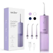 Enhance Dental Care with Sejoy Cordless Water Flosser: Rechargeable, Portable