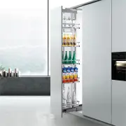 Diamond Pull Out Pantry Unit with Soft Close - Adjustable Height - With Cabinet Size Options