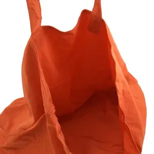 BOTTEGA VENETA 629238 摺疊收納式帆布購物包.黑/橘