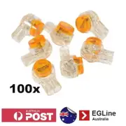 100 UY2 Twin Blade 2 Wire Scotchlok Scotch Lock Gel Fill Splice Crimp Connector