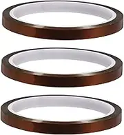 LALAFINA Polyimide Sublimation Tape 3 Rolls Heat Resistant for T-Shirts Mugs Glass Circuit Boards 70-280℃
