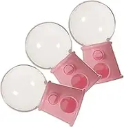 BESTYASH 3Pcs Mini Gumball Machine Compact Candy Dispenser for Fun Plastic Vending Machine for Parties and Creative Play