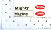 water slide Mighty Tonka red logo W/TRACKING