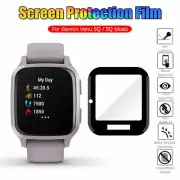 2 Pcs 3D Curved Full Cover Screen Protector For Garmin Venu SQ / SQ Music