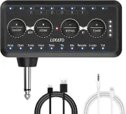 LEKATO Bluetooth Guitar Bass Headphone Amp Chorus Reverb Delay Phaser Effects US