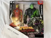 NIB Marvel Spider-Man Maximum Venom Titan Hero Series Iron Man&Venomized Hulk