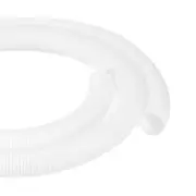 10ft 2 Inch White Wire Loom Split Tubing Cord Protectors Flexible Conduit