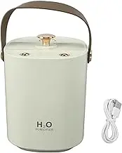 1.2L Double Spray Humidifier with Night Light USB Powered Large Capacity Tabletop Air Humidifier Diffuser for Bedroom Study Office (緑)