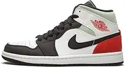 [Jordan] 1 Mid Se Red Grey Black Toe Mens 852542 100 - Size 10.5