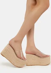 [Lemon Drop by Privileged] James Platform Sandals