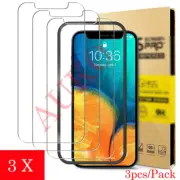 3x Tempered Glass Screen Protector For iPhone 14 13 12 11 XR XS Pro Max Mini 9D