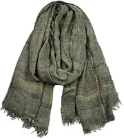 [MEISHINE] 190 x 90 cm Autumn Winter Men's Cotton Mixed Scarf Fashion Print Scarf Men's Neckerchief Basic Scarf
