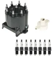 Distributor Rotor Cap & Spark Plugs .035" Kit ACDelco For Pontiac Firebird 5.7L
