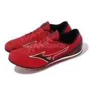 Mizuno X First 2 Red Black Men Athletics Running Cleats Studs Spikes U1GA2330-03