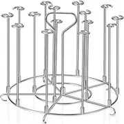 LBH Skewer Stand,Stainless Steel,compatible with Instand pot 8 Quart Air Fryer and Ninja Foodi 8 Quart Accessories for Kabobs (6.2X8.7)