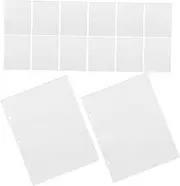 Tofficu Ganize Your Currency Collection 20pcs Stamp Albums for Storage Bill Sleeves Commemorative Banknotes Holder